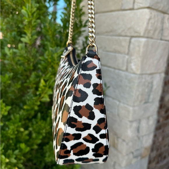 ✨ New Kate Spade Madison Spotted Leopard Medium Convertible Crossbody ✨ - Picture 3 of 11